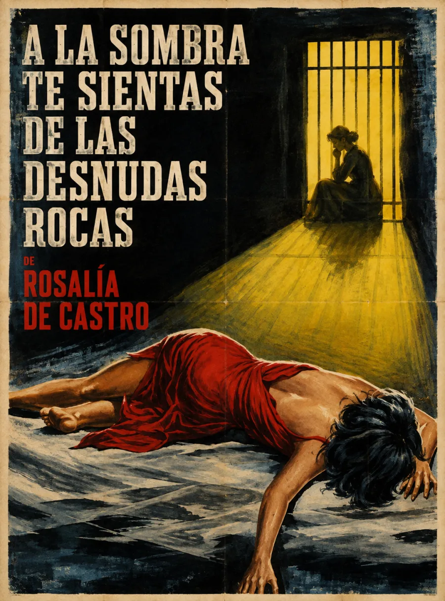 A la sombra te sientas de las desnudas rocas